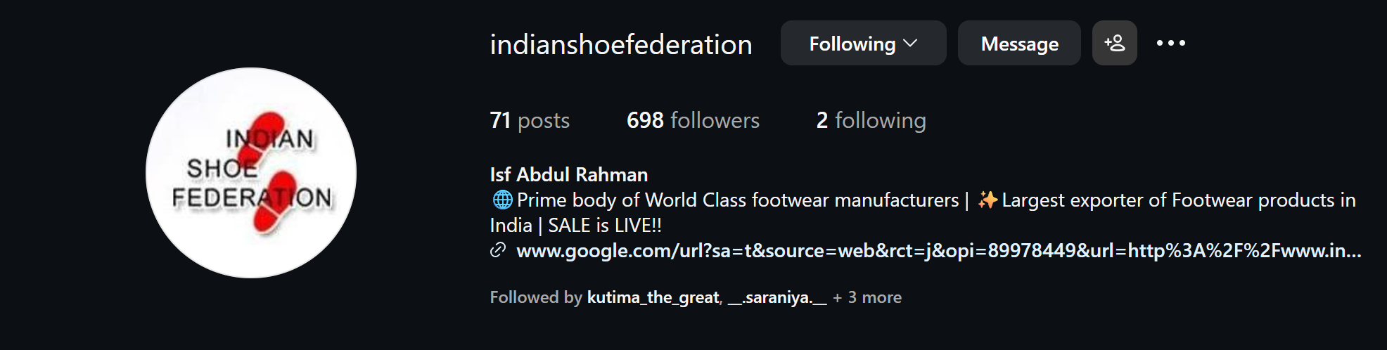 SPCET Chennai profile screenshot